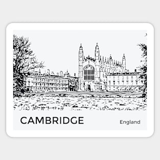 Cambridge England Sticker